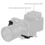 SmallRig 5466 L-Shaped Mount Plate w/ Silicone Handle For...