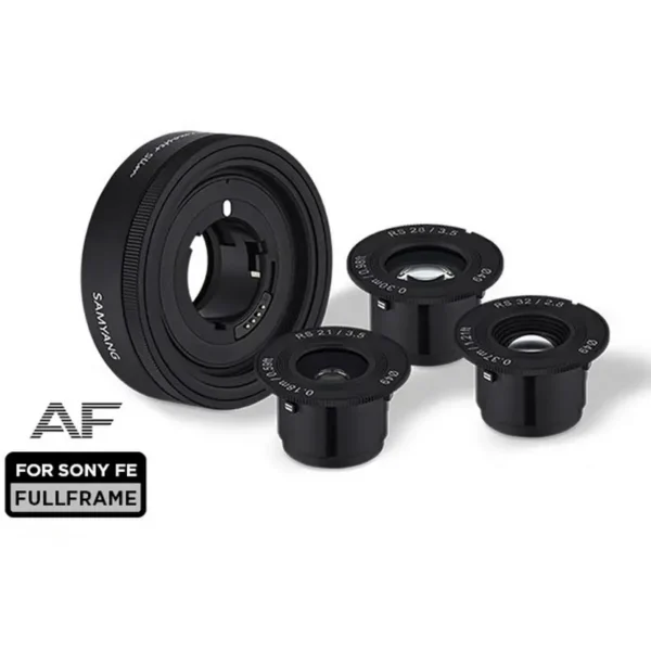 Samynag Remaster Slim Prime Lens Set 21mm, 28mm & 32mm for Sony FE