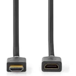 Nedis High Speed HDMI-Cable 4K@60Hz Arc 18 Gbps 1.50 M Round PVC Black Label