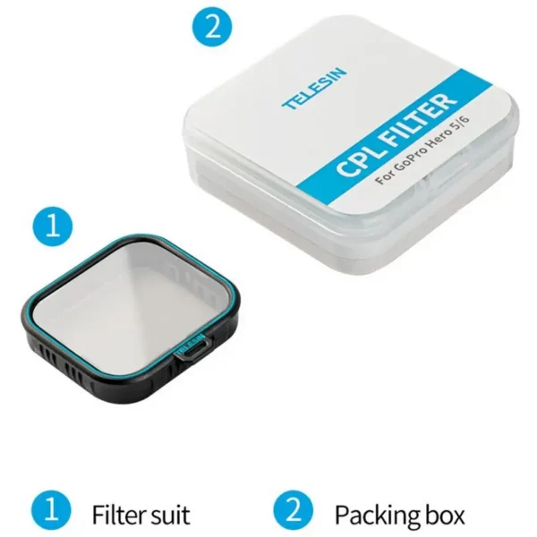 Telesin CPL Filter voor Telesin Lens Case