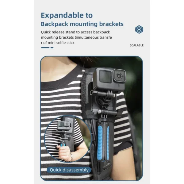 Telesin J Hook Buckle Mount draaibaar