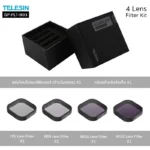 Telesin CPL+ND8/16/32/64 Lens Filter Kit GoPro Hero 13