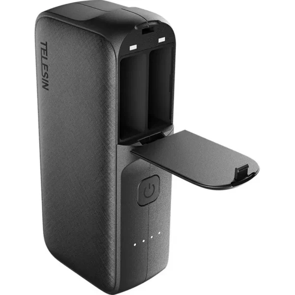 Telesin 10000mAh powerbank voor GoPro 13-accu's - 20W