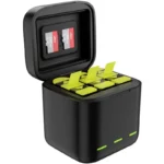 Telesin Battery Charger Box + 2x accu voor GoPro Hero 13