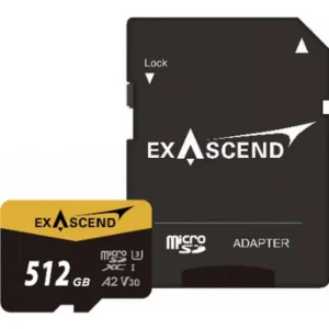 Exascend Catalyst w/ Adapter UHS-I SD Card(V30) 64GB