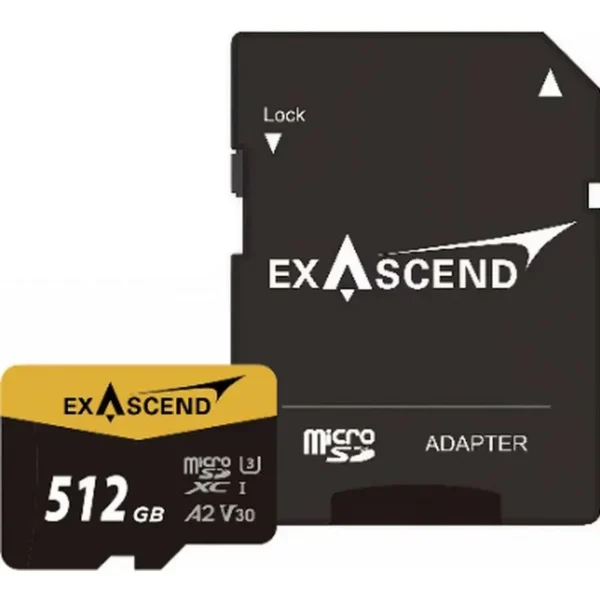 Exascend Catalyst w/ Adapter UHS-I SD Card(V30) 64GB
