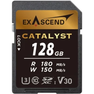 Exascend Catalyst w/ Adapter UHS-I SD Card(V30) 128GB