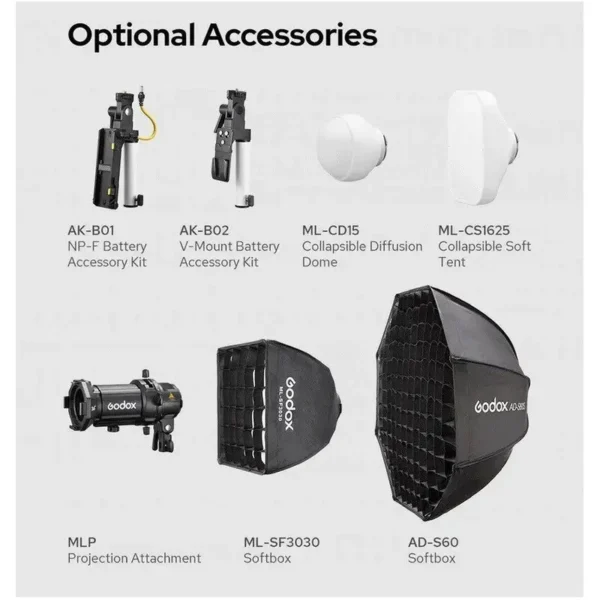 Godox ML60LL Bi LED Light (Bi Colour)