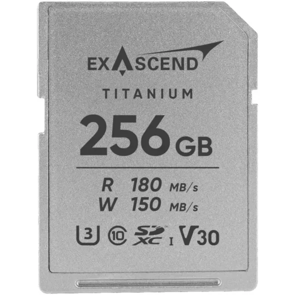Exascend Titanium UHS-I.V30 SD 256GB