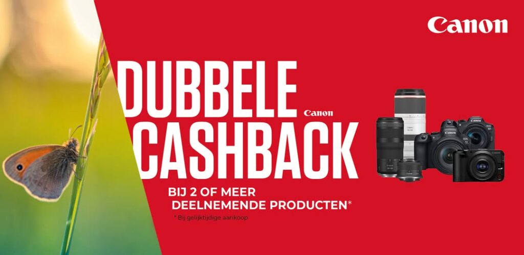 Canon Dubbele Cashback