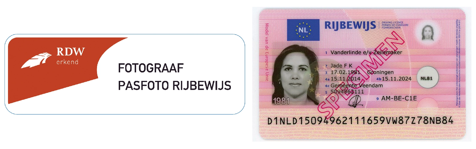 Rijbewijs Pasfoto