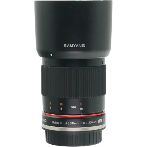 Samyang 300mm f6.3 Reflex ED UMC CS Canon-EF Zwart